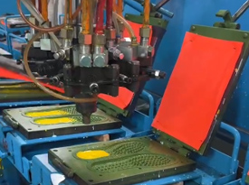 Video of PU insole automatic production line