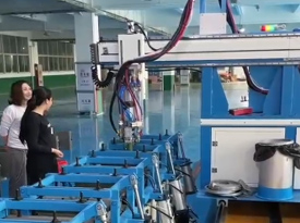 CPU automatic production line video